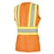Pioneer Ladies Mesh Back Vest, Orange, Small V1021850U-S - alternate 5